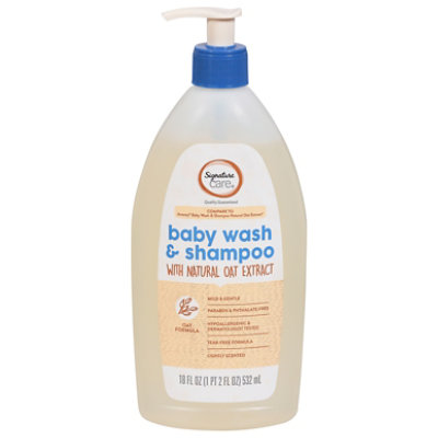 Signature Select/Care Baby Wash & Shampoo W/Oat Extract - 18 Fl Oz - Image 3