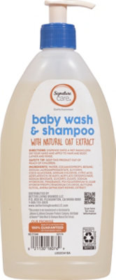 Signature Select/Care Baby Wash & Shampoo W/Oat Extract - 18 Fl Oz - Image 5