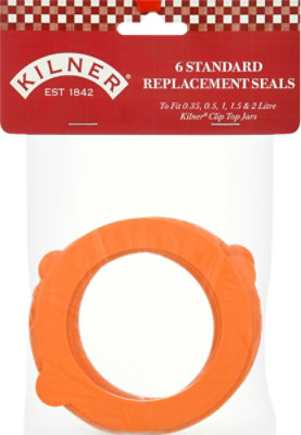 Typhoonpack Of 6 Rubber Seals - 12 - 68 Fl Oz Jars - EA - Image 2