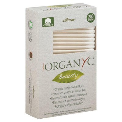 Organyc Cotton Swabs - 200 CT - Image 1