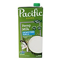 Pacific Foods Hemp Beverage Unsweetened Vanilla - 32 Fl. Oz. - Image 1