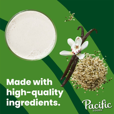 Pacific Foods Unsweetened Vanilla Hemp Milk - 32 Fl. Oz. - Image 2