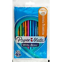 Papermate Write Bros Pencil Non Grip - 10 CT - Image 1