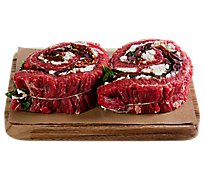 Haggen USDA Choice Beef Mediterranean Stuffed Flank Steak From Ranches in the PNW 2 pack -1.25 lb.
