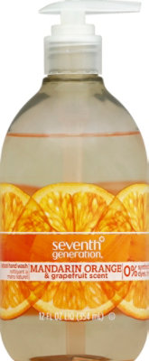 Seventh Generation Hand Wash Mandarin Orange With Grapefruit - 12 OZ - Image 2