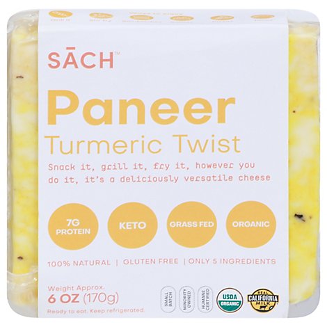Sach Paneer Turmeric Twist Cheese - 6 Oz