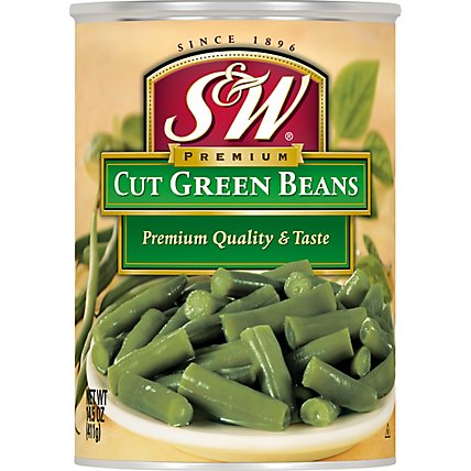 S&w Cut Green Beans - 14.5 OZ - Image 2
