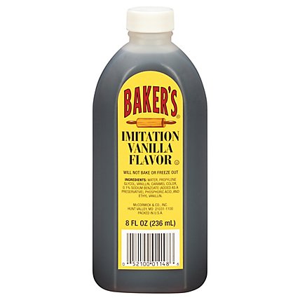 Mccormick Baker's Imitation Vanilla - 8 OZ - Image 1