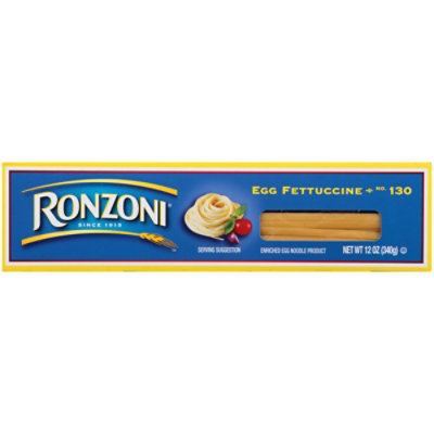 Ronzoni Pasta Egg Fettuccine No. 130 - 12 Oz - Image 2