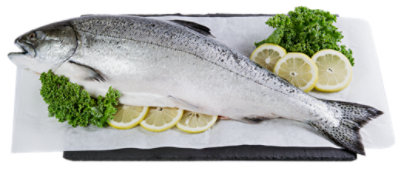 Fresh Creative King Salmon Whole Farmed - 7 lbs. - Image 1