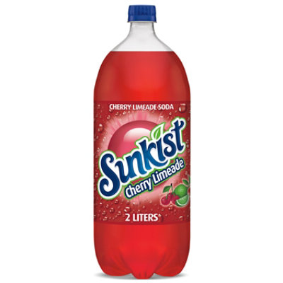 Sunkist Cherry Limeade Soda - 2 Liter