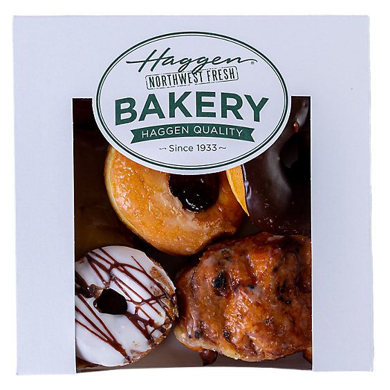 Haggen Donuts Assorted - Made Right Here Always Fresh - 6 ct.