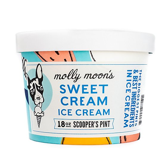 Molly Moon Ice Cream Sweet Cream - 18 OZ