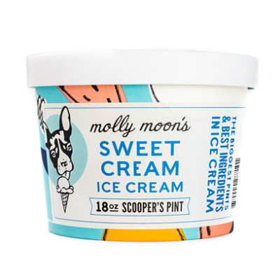 Molly Moon Ice Cream Sweet Cream - 18 OZ - Image 1