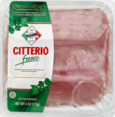 Citterio Rosmarino Rosemary Oven Roasted Ham - 4 Oz - Image 2