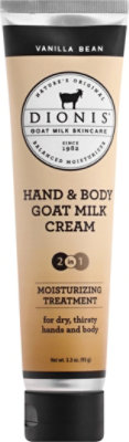 Dionis Hand & Body Cream Goat Milk Vanilla Bean - 3.3 Oz - Image 2