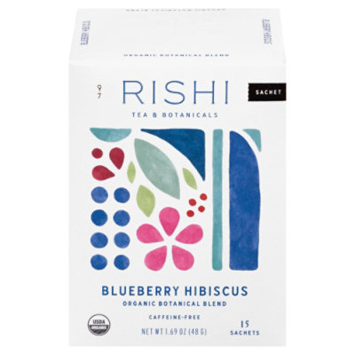 Rishi Organic Blueberry Hibiscus Tea - 15 CT - Image 3