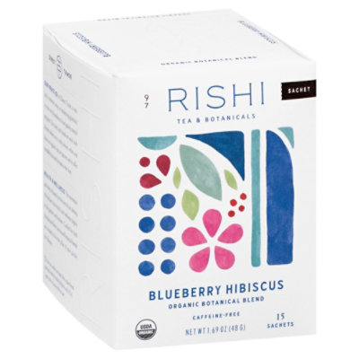 Rishi Organic Blueberry Hibiscus Tea - 15 CT - Image 1