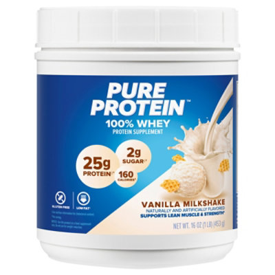 Pure Protein Vanilla Cream Powder - 16 OZ - Image 3