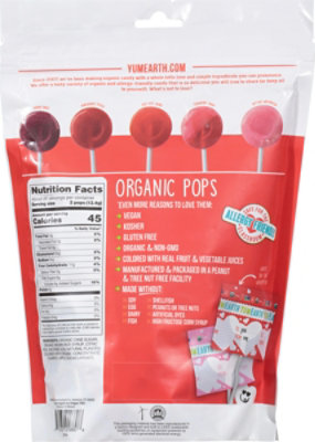 Yumearth Fruit Pops Valentine - 8.73 OZ - Image 6