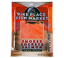 Pike Place Sockeye Salmon Smoked Nova Lox - 4 oz.