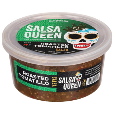 Salsa Queen Roasted Tomatlo Salsa - 12 OZ - Image 2