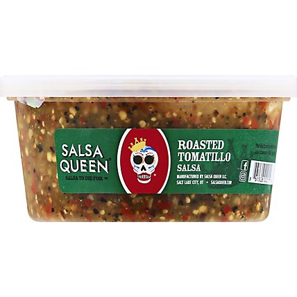 Salsa Queen Roasted Tomatlo Salsa - 12 OZ - Image 2
