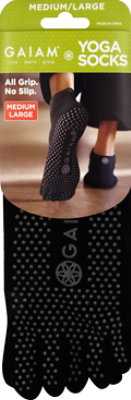 Gaiam  Medium/large Yoga Socks - EA - Image 2