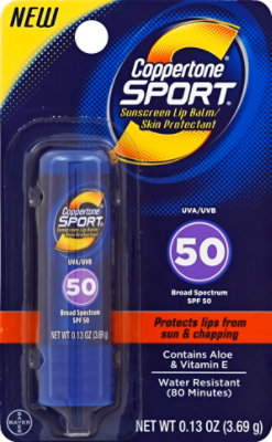 Coppertone Sport Lip Balm Spf 50 - .13 OZ - Image 2