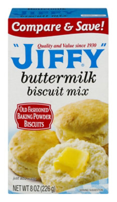 Jiffy Buttermilk Biscuit Mix - 8 Oz