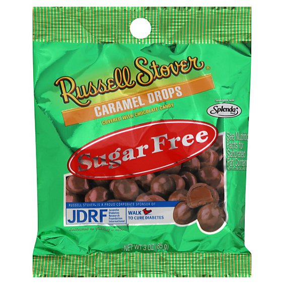 Russell Stover Sugar Free Caramel Drops - 3 OZ