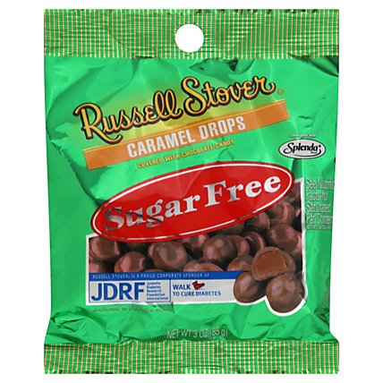 Russell Stover Sugar Free Caramel Drops - 3 OZ - Image 1