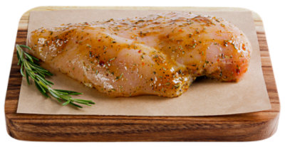 Haggen Chicken Rosemary Marinated Breast Boneless No Antibiotics Vegetarian Fed Cage Free - 1 lb. - Image 1