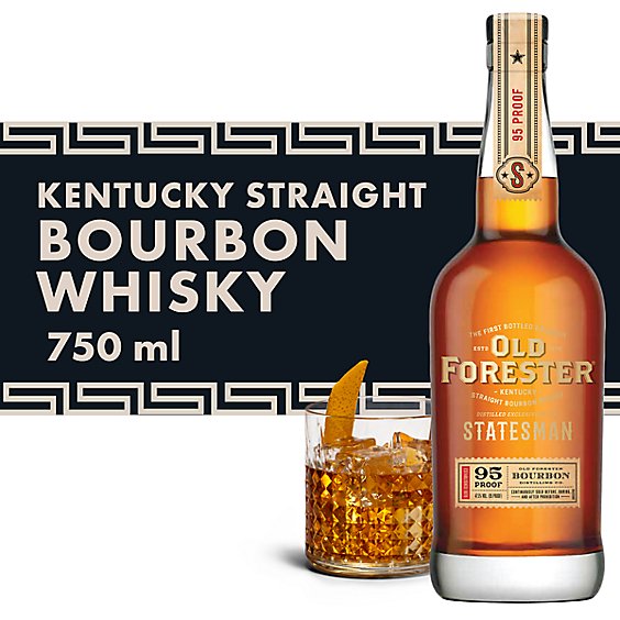 Old Forester Statesman Kentucky Straight Bourbon Whisky 95 Proof Bottle - 750 Ml