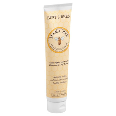 Burts Bees Mama Leg/Foot Cream - 3.4 Fl. Oz. - Image 1