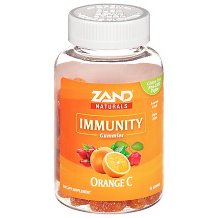 ZAND Dietary Supplement Immunity Gummies Orange C - 60 Count - Image 3
