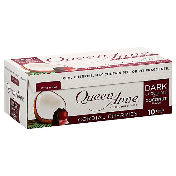 Queen Anne Dark Chocolate Coconut Cherry - 6.6OZ
