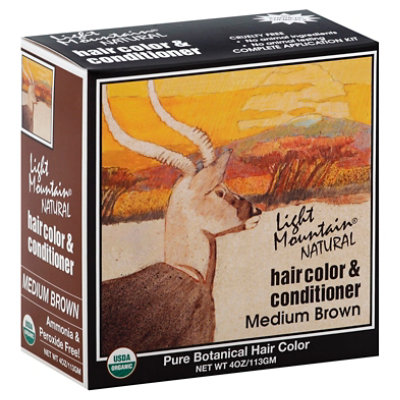 Light Mountain Henna Medioum Brown Hair Color - EA - Image 1