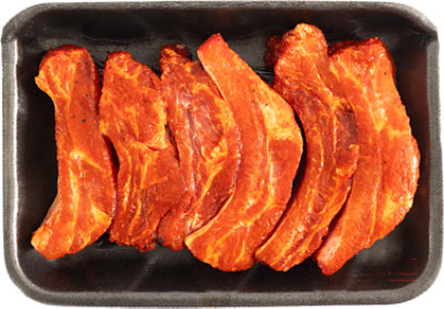 Pork Loin Baby Back Ribs Seasoned Previously Frozen - 2 LB - Image 1