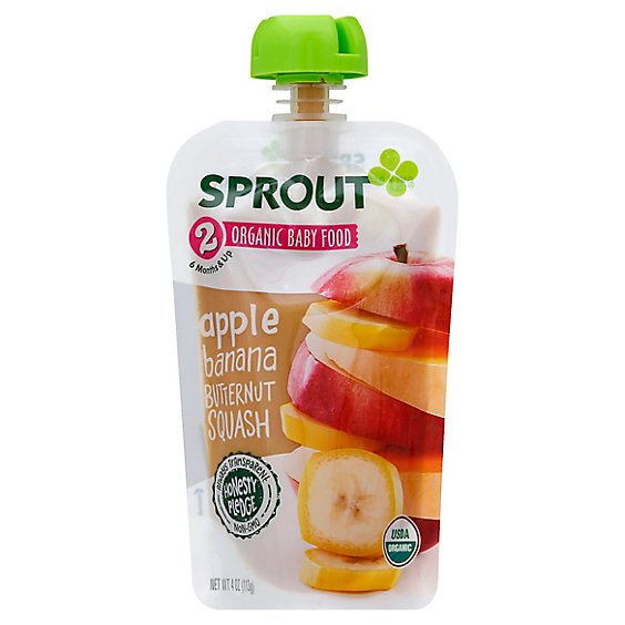 Sprout Stg2 Squash Btrnut Apple Banana - 4 OZ