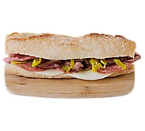 Haggen Italian Beef Baguette Sandwich - Made Right Here Always Fresh - Ea.