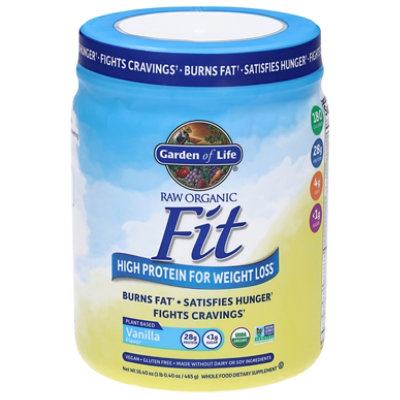 Garden Of Life Raw Fit Vanilla - 16.1 OZ - Image 2
