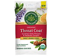Traditional Medicinals Throat Coat Orange Fennel - 16CT