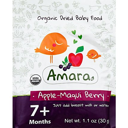 Amara Organic Applesauce With Maqui Berry - .8 OZ - Image 2