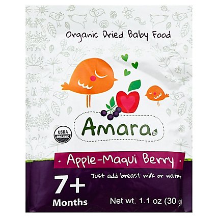 Amara Organic Applesauce With Maqui Berry - .8 OZ - Image 1
