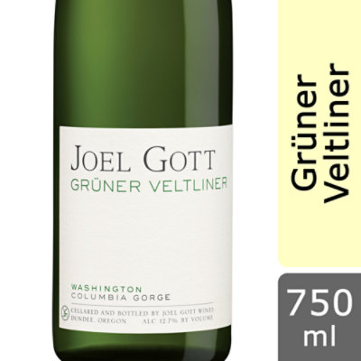 Joel Gott Wines Washington Gruner Veltliner White Wine Bottle - 750 Ml - Image 1