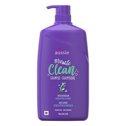 Aussie Miracle Clean Shampoo - 26.2 Fl. Oz. - Image 1