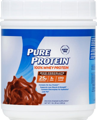 Pure Protein Frost Chocolate Powder - 16 OZ - Image 2