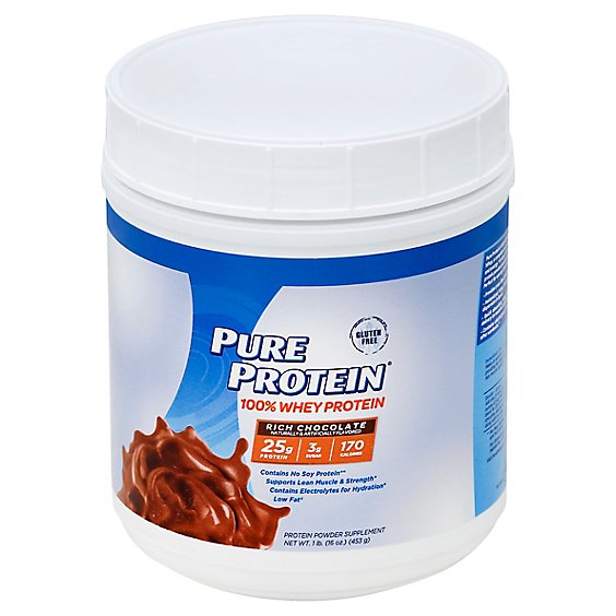 Pure Protein Frost Chocolate Powder - 16 OZ
