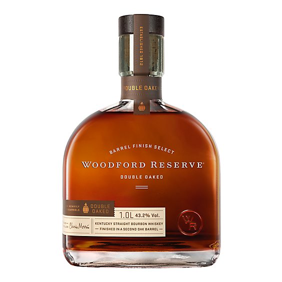 Woodford Reserve Double Oaked Kentucky Straight Bourbon Whiskey 90.4 Proof - 1 Liter